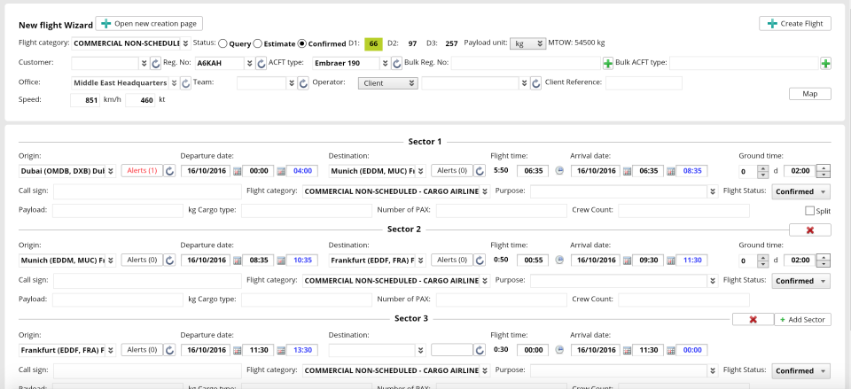 screenshot of Awery ERP